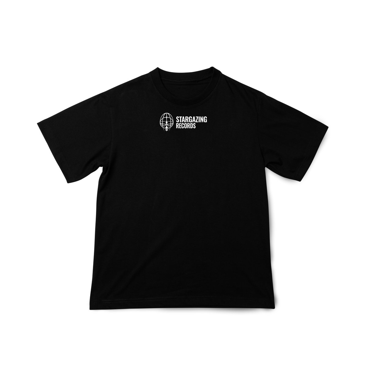 Stargazing Records logo t-shirt, black