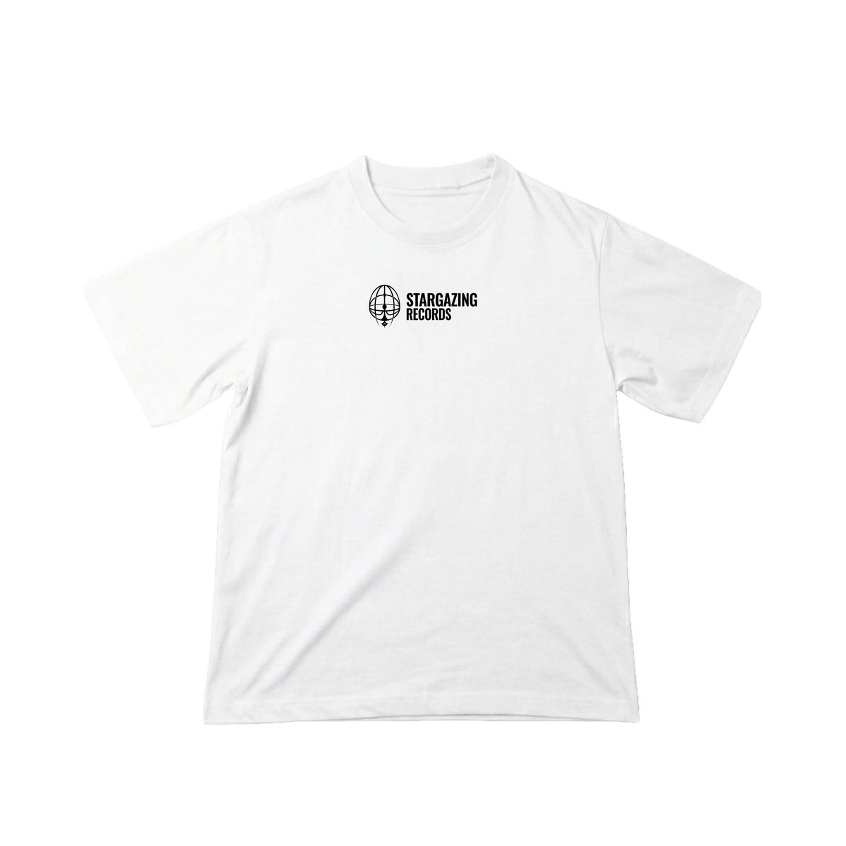 Stargazing Records logo t-shirt, white